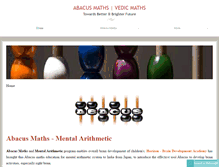 Tablet Screenshot of abacus-maths.com
